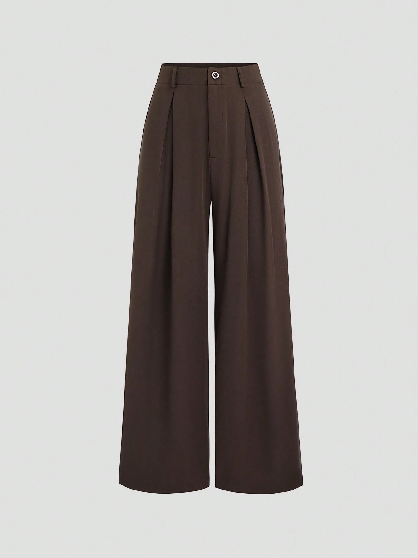 Sweetra Women's Vintage Elegant Jacquard Pleated Wide Leg Pants, Autumn/Winter Fall Cloth For Women