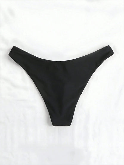 Swim Basics Summer Beach High Cut Bikini Panty