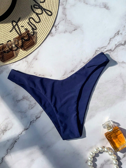 Swim Basics Summer Beach High Cut Bikini Panty