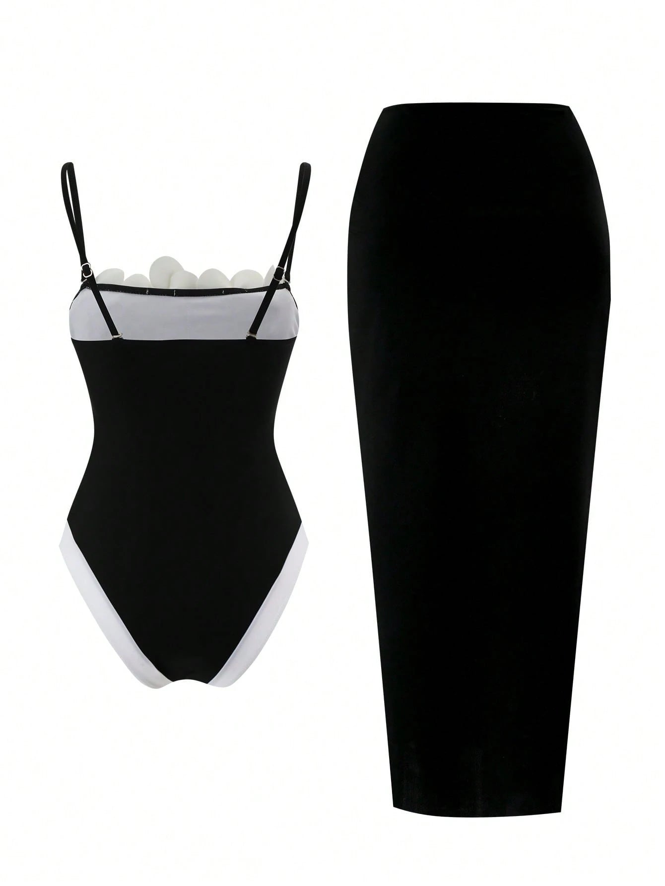 Swim Oasis 2026 Spring/Summer New Plus Size One-Piece Swimsuit, Fashionable High-End Elegant Floral One-Piece Swimsuit For Women