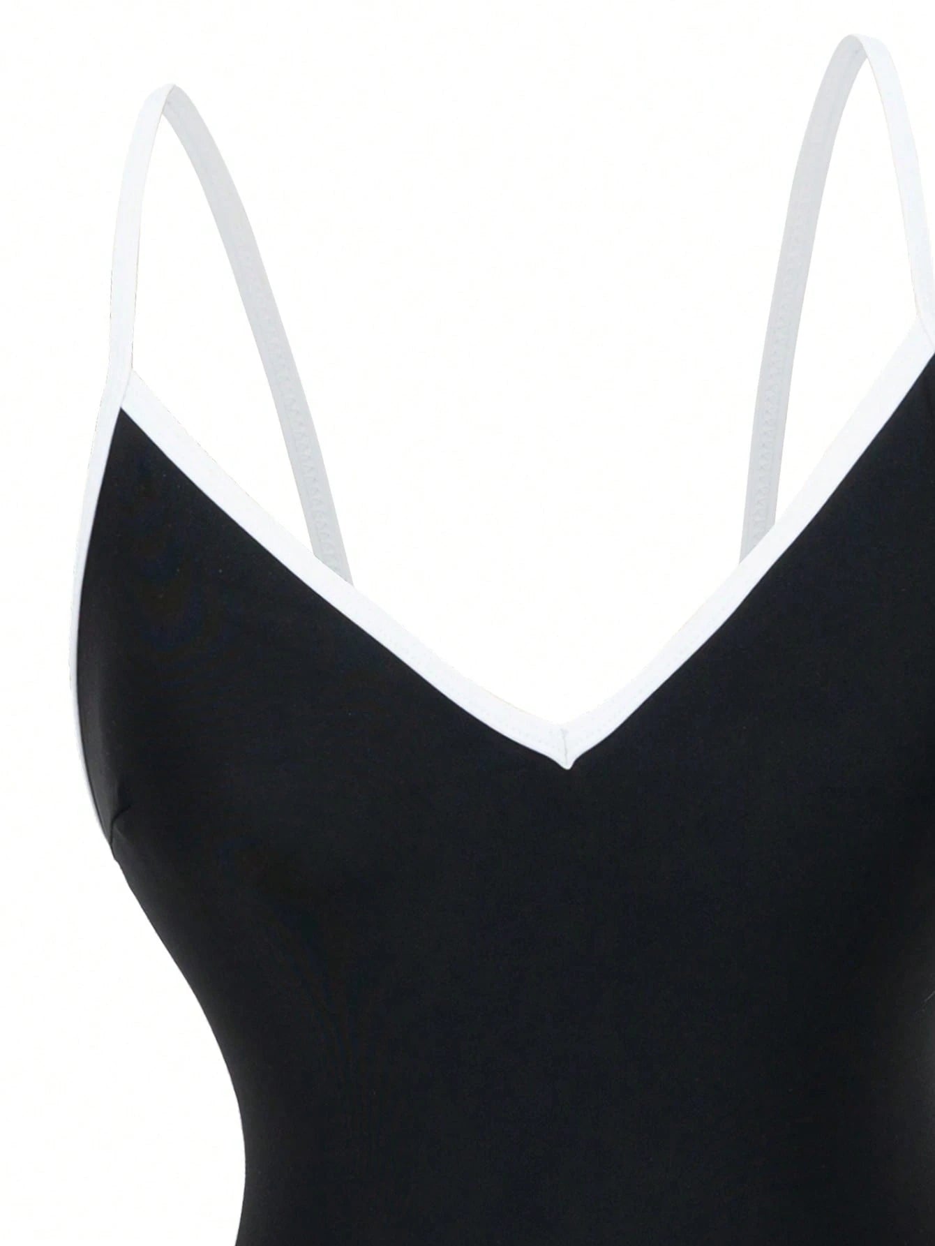 Swim Oasis 2pcs Standard Women Navy Adjustable Strap One-Piece Swimsuit & Beachwear Set For Summer Beach Vacation