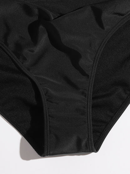 Swim Vcay Plus Ruched Bikini Panty,Summer Beach