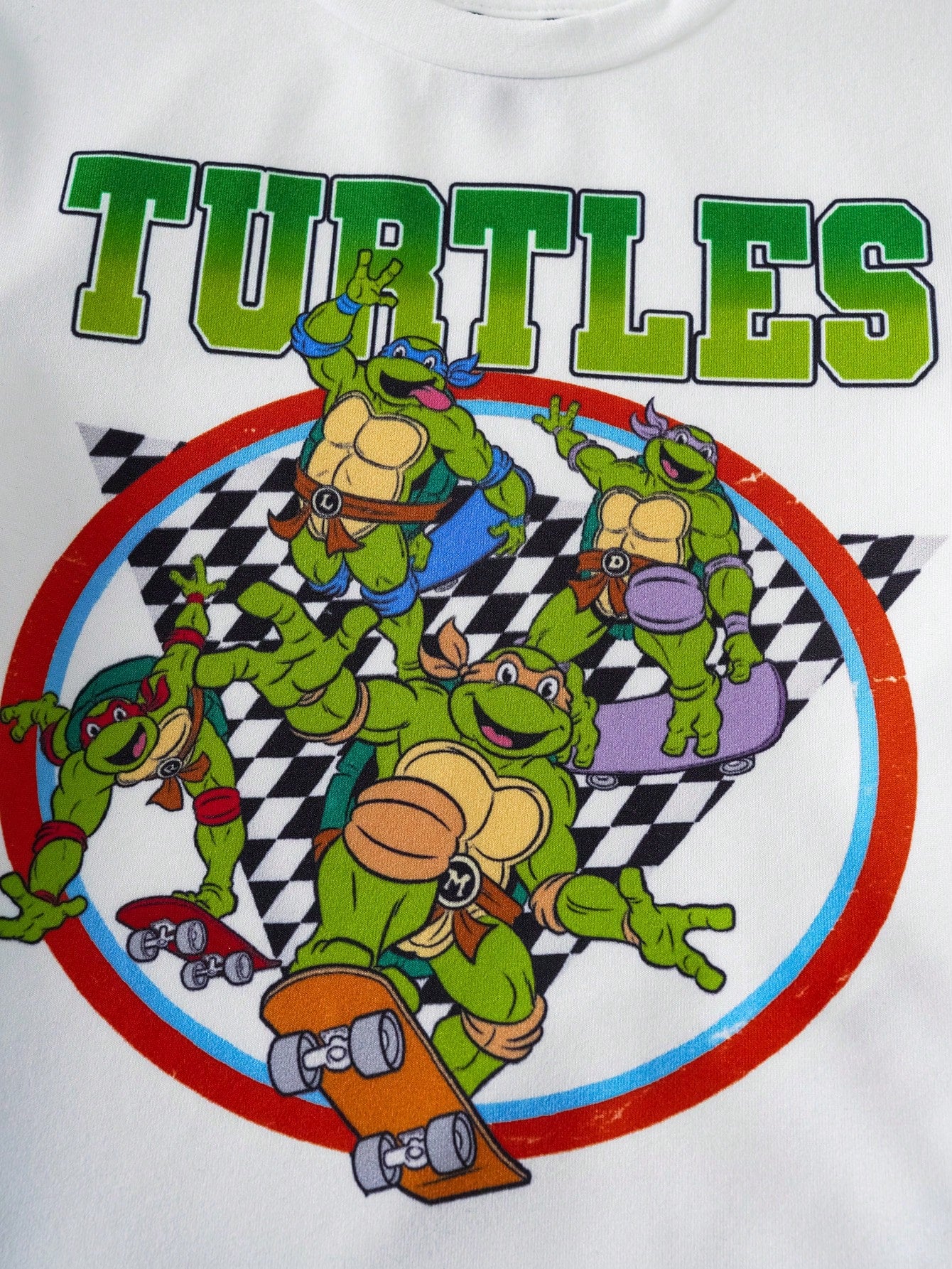 TEENAGE MUTANT NINJA TURTLES| Baby Boy Cartoon Print Short Sleeve T-Shirt And Shorts, MUTANT TURTLES