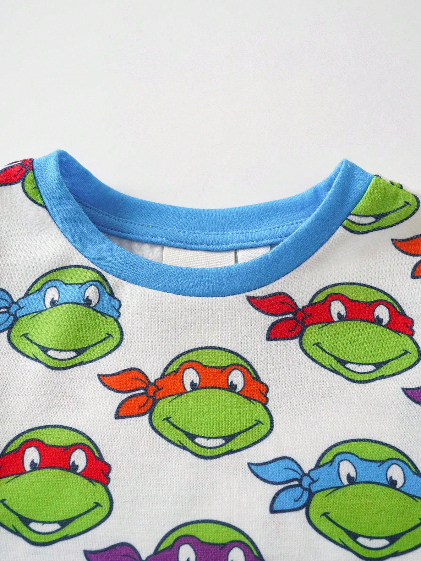 TEENAGE MUTANT NINJA TURTLES| Baby Boy Round Neck Short Sleeve T-Shirt And Overalls Shorts Set Teen MUTANT TURTLES