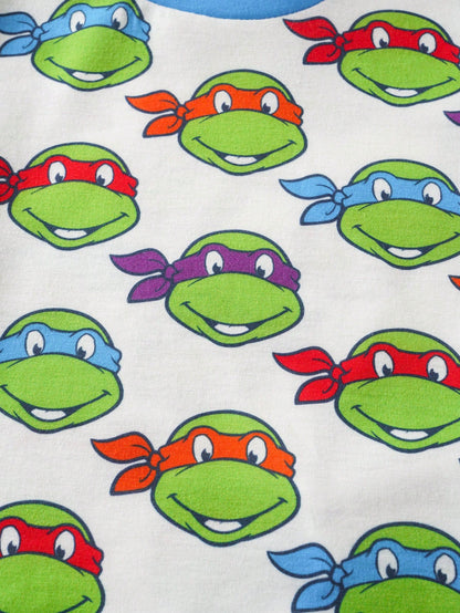 TEENAGE MUTANT NINJA TURTLES| Baby Boy Round Neck Short Sleeve T-Shirt And Overalls Shorts Set Teen MUTANT TURTLES