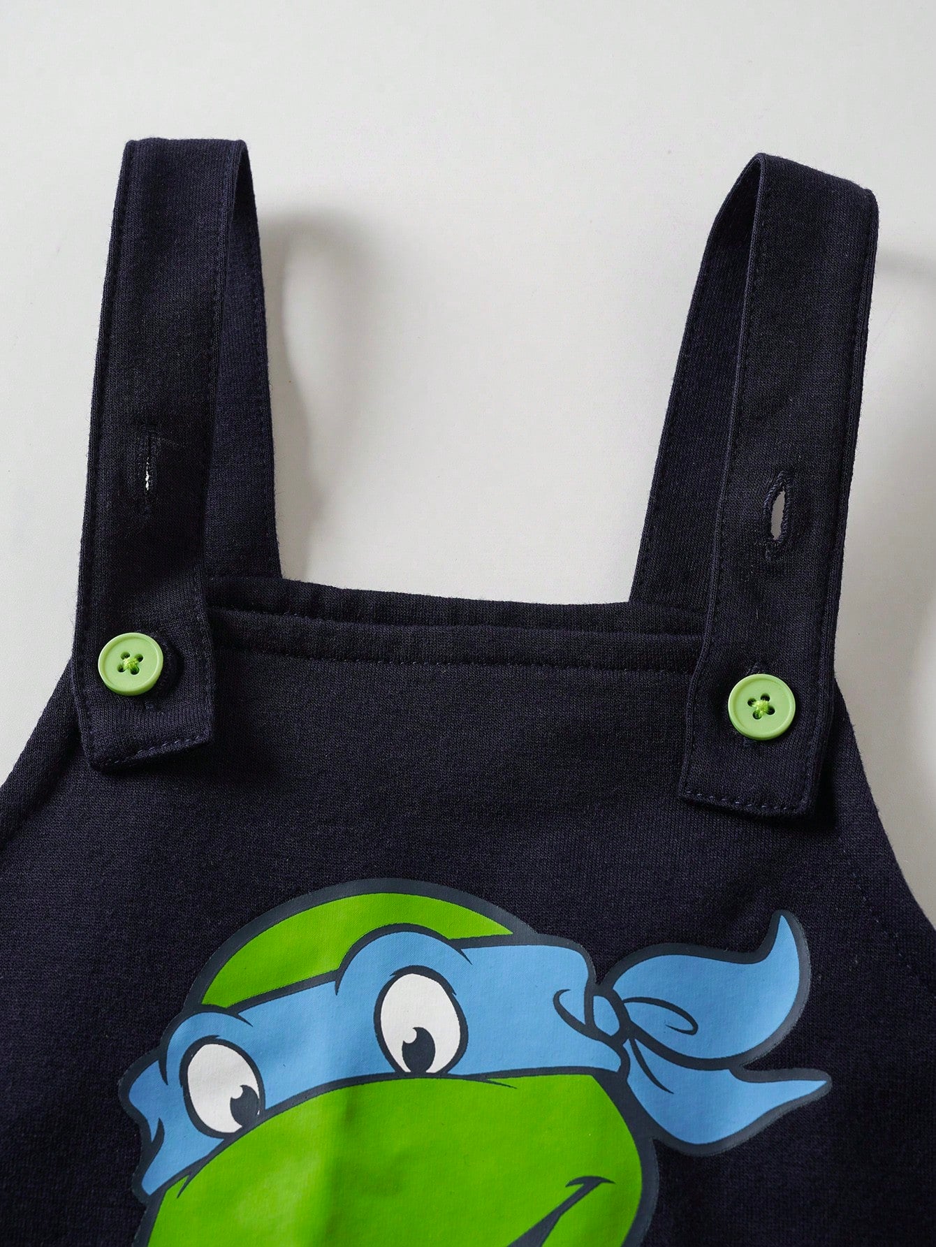 TEENAGE MUTANT NINJA TURTLES| Baby Boy Round Neck Short Sleeve T-Shirt And Overalls Shorts Set Teen MUTANT TURTLES