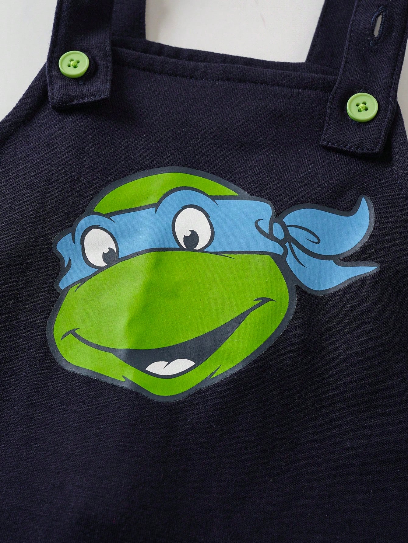 TEENAGE MUTANT NINJA TURTLES| Baby Boy Round Neck Short Sleeve T-Shirt And Overalls Shorts Set Teen MUTANT TURTLES