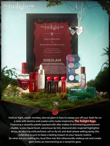 The Twilight Saga X SHEGLAM Soulmates Solid Perfume Brand Beauty Cosmetic Makeup For Women And Girls