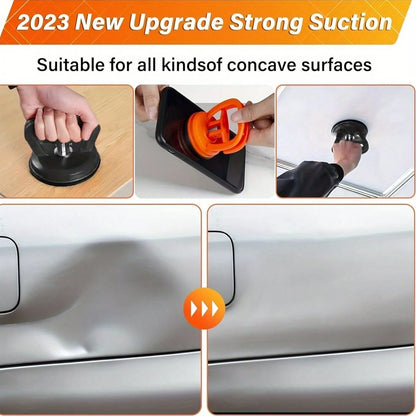 This 7-Piece Car Dent Repair Tool Kit Includes A Suction Cup Dent Repair Tool, A Dent Removal Tool, And A Dent Repair Kit Handle Lifter. It Is Suitable For Car Bodies, Glass, Screens, Moving Objects