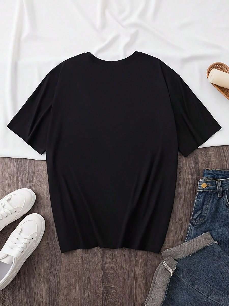 This Women's Summer Fashion T-Shirt Features A Colorful "KINDNESS" Print And A "SPRINKLE IT EVERYWHERE" Slogan Graphic