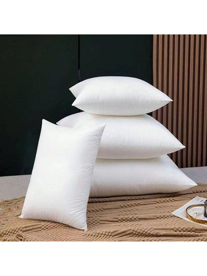 Throw Pillows Insert ( White)- 12 X 20 Inches Bed And Couch Pillows- Indoor Decorative Pillows
