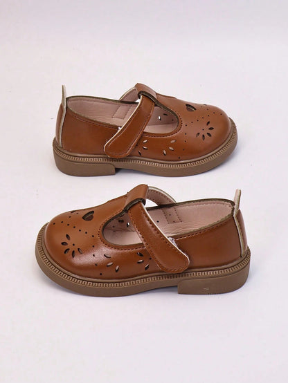 Toddler Girls' Soft Sole Solid Color Princess Casual Shoes, New Spring/Summer Korean Version