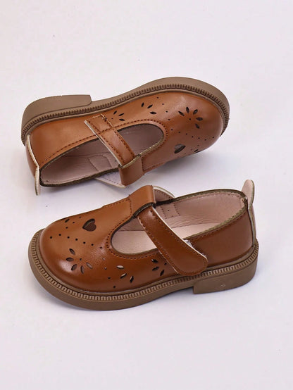 Toddler Girls' Soft Sole Solid Color Princess Casual Shoes, New Spring/Summer Korean Version
