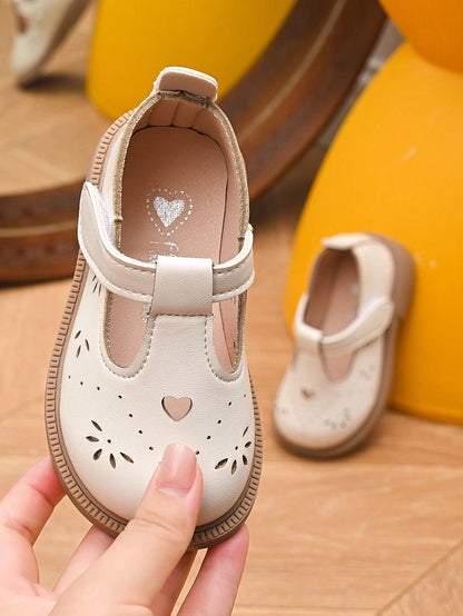 Toddler Girls' Soft Sole Solid Color Princess Casual Shoes, New Spring/Summer Korean Version