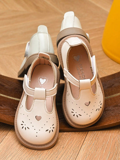 Toddler Girls' Soft Sole Solid Color Princess Casual Shoes, New Spring/Summer Korean Version