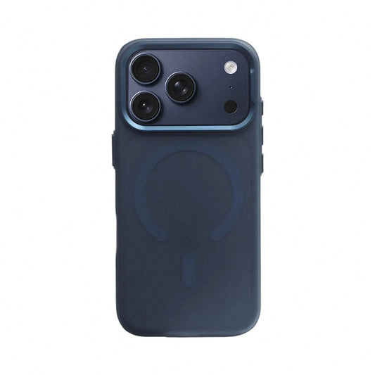 Transluct Frosted For MagSafe Phone Case For 17 17pro Max 16 Pro 15 Wireless Charging Alloy Ls Ultrathin Matte Cover.Holiday Accessories.