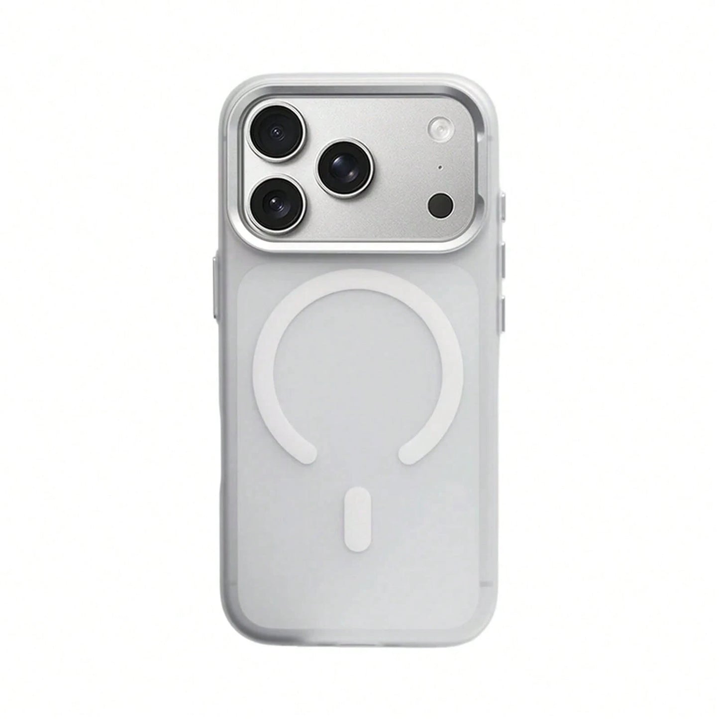 Transluct Frosted For MagSafe Phone Case For 17 17pro Max 16 Pro 15 Wireless Charging Alloy Ls Ultrathin Matte Cover.Holiday Accessories.