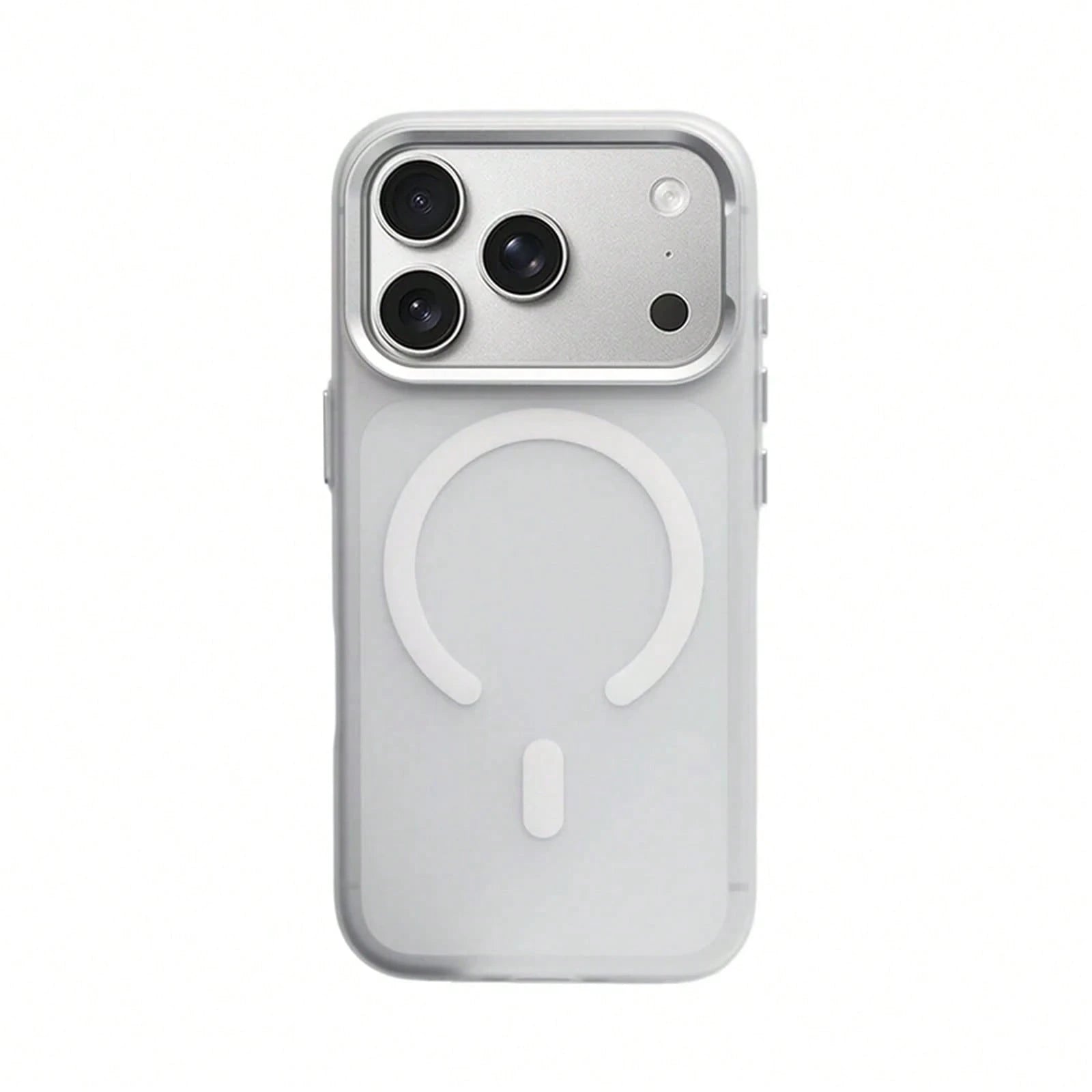 Transluct Frosted For MagSafe Phone Case For 17 17pro Max 16 Pro 15 Wireless Charging Alloy Ls Ultrathin Matte Cover.Holiday Accessories.