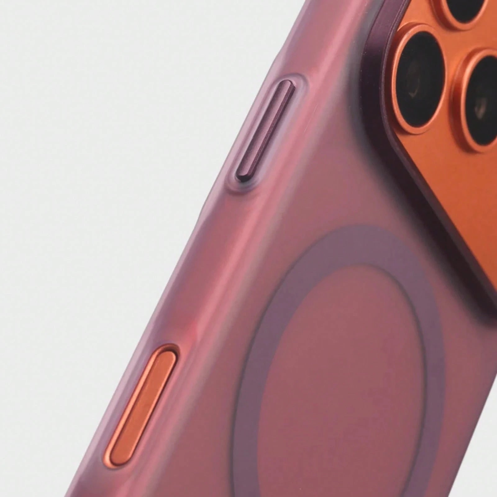 Transluct Frosted For MagSafe Phone Case For 17 17pro Max 16 Pro 15 Wireless Charging Alloy Ls Ultrathin Matte Cover.Holiday Accessories.
