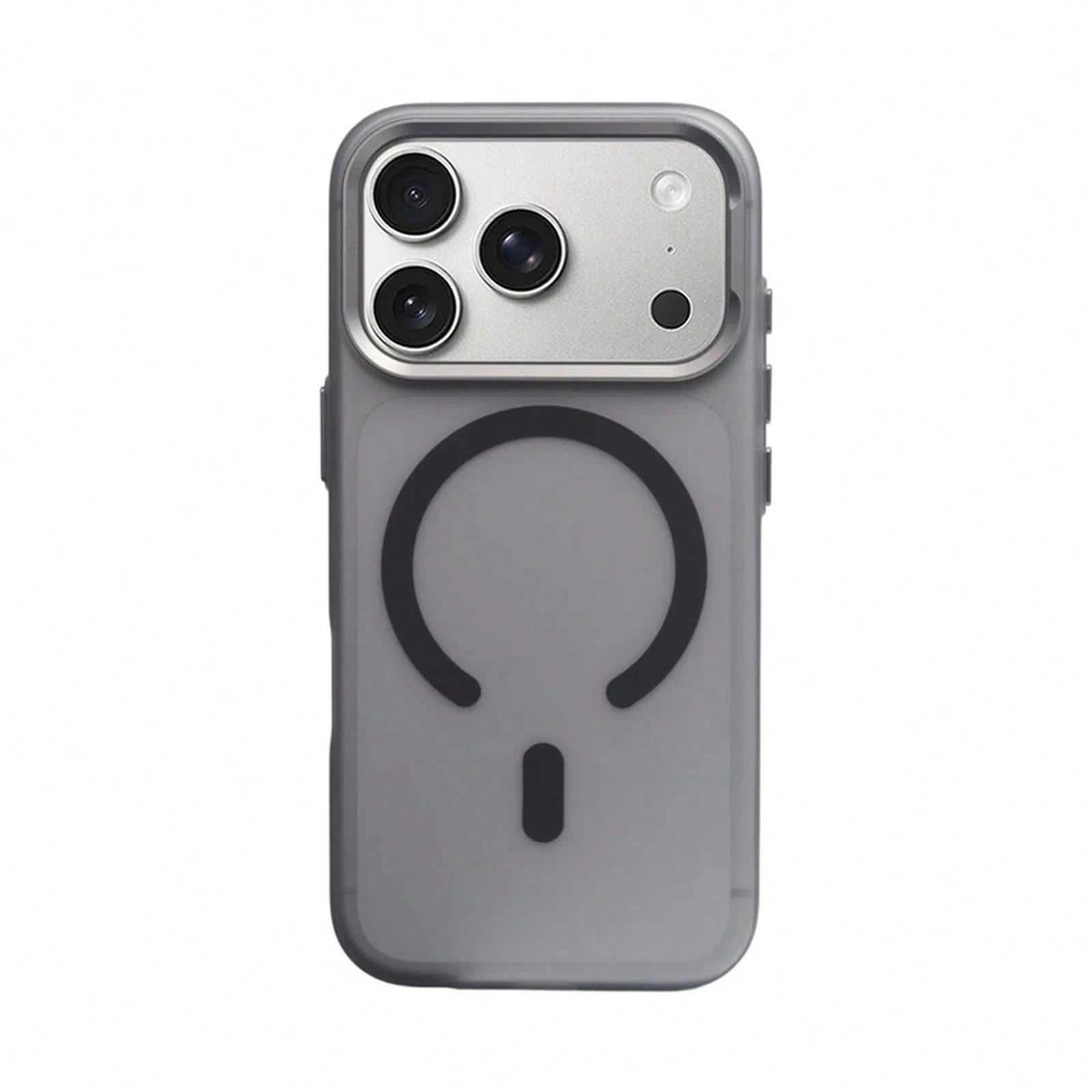 Transluct Frosted For MagSafe Phone Case For 17 17pro Max 16 Pro 15 Wireless Charging Alloy Ls Ultrathin Matte Cover.Holiday Accessories.