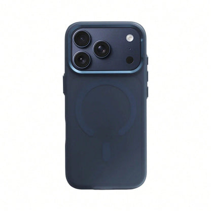 Transluct Frosted For MagSafe Phone Case For 17 17pro Max 16 Pro 15 Wireless Charging Alloy Ls Ultrathin Matte Cover.Holiday Accessories.