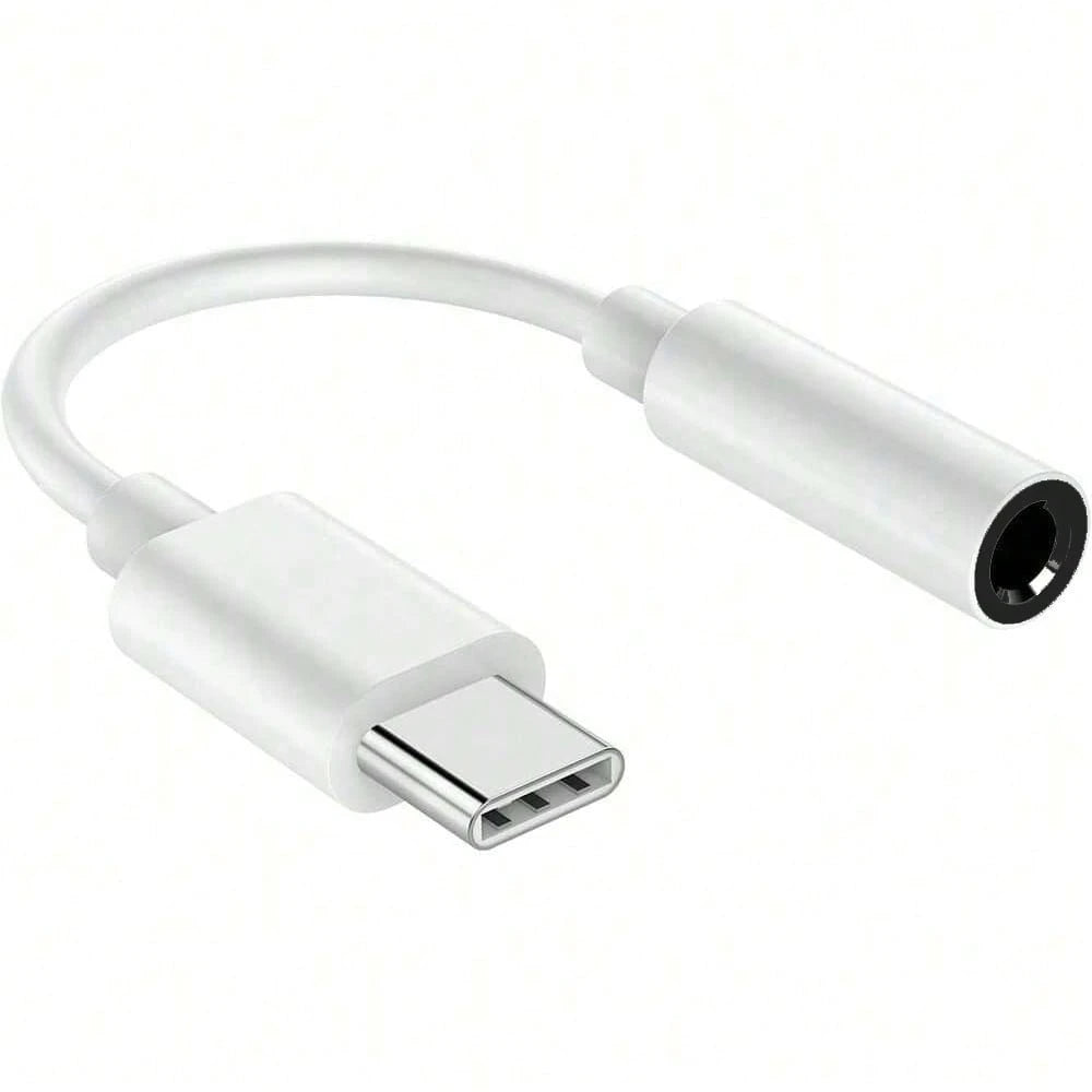Type-C To 3.5mm Headphone Jack Adapter, USB-C To AUX Audio Converter Cable, Compatible With IPhone 16 Pro/15 Pro Max, Galaxy S23/S24 Ultra, Note 20, Pro, Apple Laptops, Pixel XL
