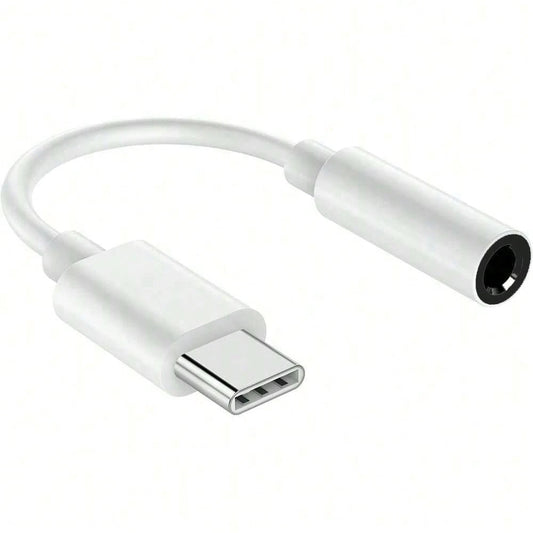 Type-C To 3.5mm Headphone Jack Adapter, USB-C To AUX Audio Converter Cable, Compatible With IPhone 16 Pro/15 Pro Max, Galaxy S23/S24 Ultra, Note 20, Pro, Apple Laptops, Pixel XL