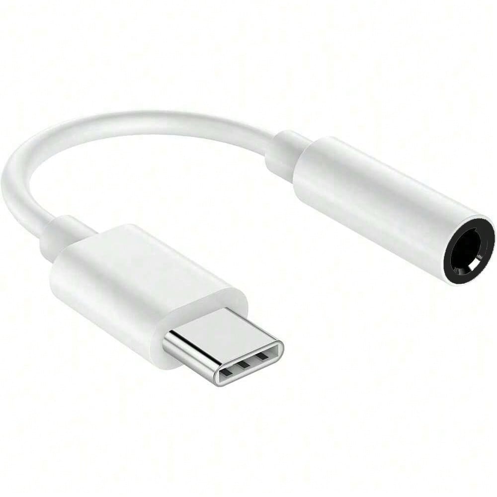 Type-C To 3.5mm Headphone Jack Adapter, USB-C To AUX Audio Converter Cable, Compatible With IPhone 16 Pro/15 Pro Max, Galaxy S23/S24 Ultra, Note 20, Pro, Apple Laptops, Pixel XL