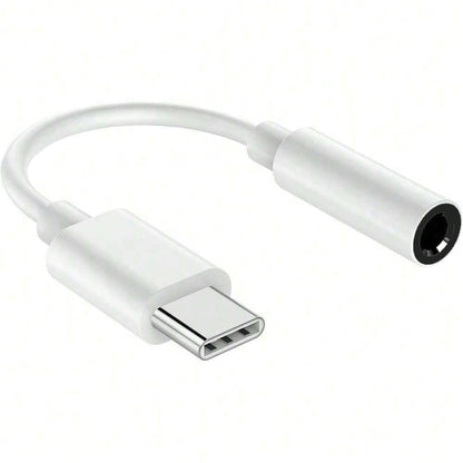 Type-C To 3.5mm Headphone Jack Adapter, USB-C To AUX Audio Converter Cable, Compatible With IPhone 16 Pro/15 Pro Max, Galaxy S23/S24 Ultra, Note 20, Pro, Apple Laptops, Pixel XL