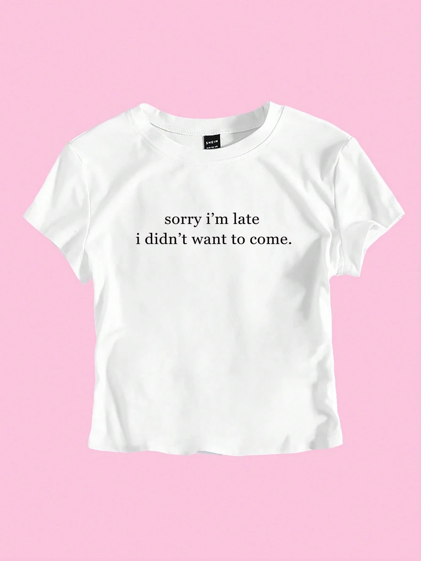 Unity Women's "I'm Literally Just A Girl" Cropped Slogan T-Shirt Graphic Tees Women Tops