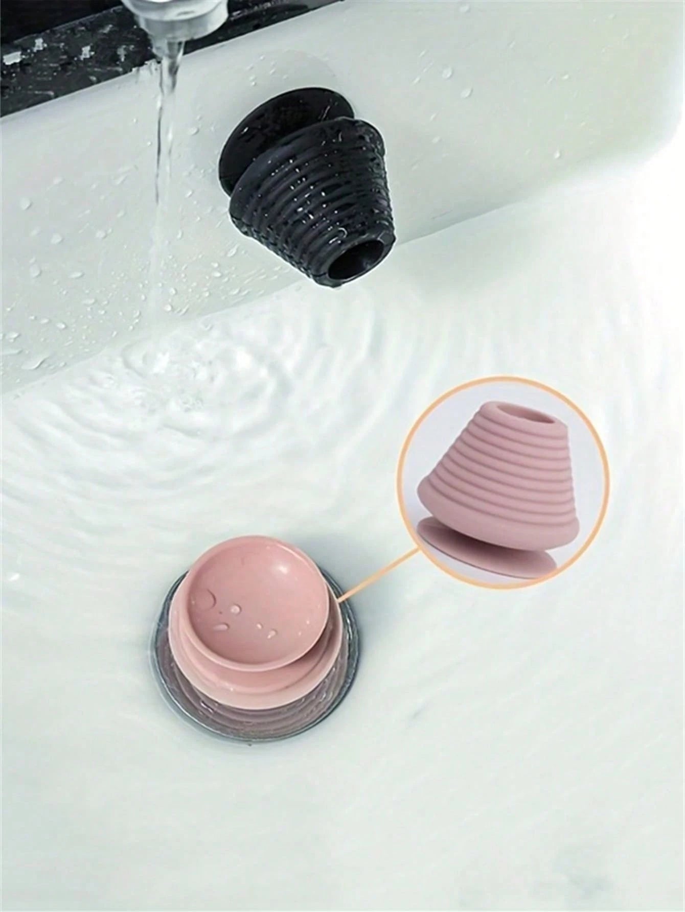 Universal Bathtub Plug, Drain Deodorizer Plug, Bathtub And Bathroom Sink Pipe Plug, Bathroom Tools, Bathtub Plug, Downpipe Silicone Sink Plug Plug, Anti-Odor Plug, Mop Pool Sink Bathtub Washbasin Plug