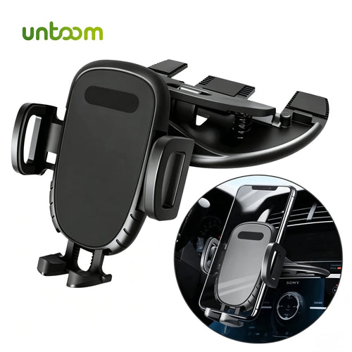 Untoom Universal CD Slot Car Phone Holder 360 Degree Rotation Car Phone Mount Mobile Phone Stand In Car Compatible With IPhone