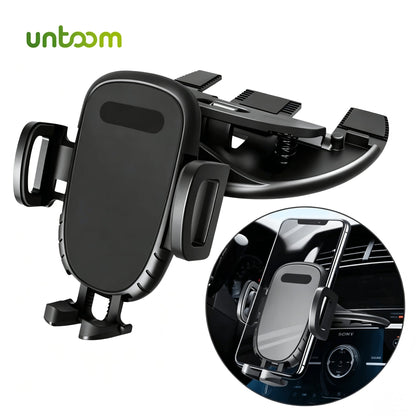 Untoom Universal CD Slot Car Phone Holder 360 Degree Rotation Car Phone Mount Mobile Phone Stand In Car Compatible With IPhone