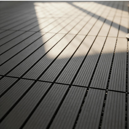 Upgraded Interlocking Deck Tiles, Extra Long Thick Waterproof Outdoor Flooring, 10/20 Piece Heavy Duty Plastic Patio Tiles, All-Weather Anti-Slip, Suitable For Balconies, Backyards And Indoor Spaces