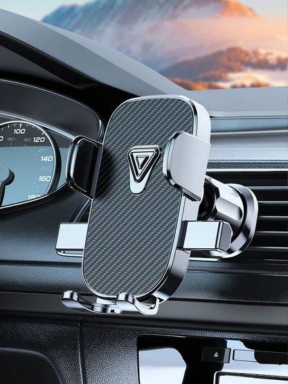 Upgraded Spiral Hook Car Phone Holder 360° Rotating Ball Joint Universal Fit 4.7-7.2 Inch Phones Anti-Slip One-Hand Operation Compatible With All Air Vent Types Car Accessories