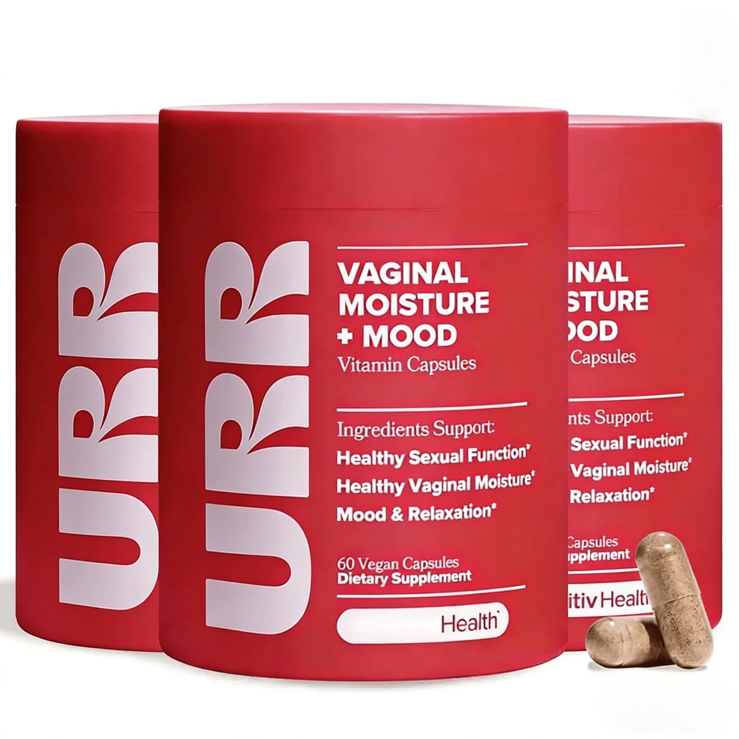 URRVaginal Moisture & Mood- Formulated To Support Vaginal Moisture, Mood & Relaxation- With KSM-66 ® Ashwagandha, Ginkgo Biloba, Mucuna Pruriens, And GABA- 30 Servings
