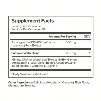 URRVaginal Moisture & Mood- Formulated To Support Vaginal Moisture, Mood & Relaxation- With KSM-66 ® Ashwagandha, Ginkgo Biloba, Mucuna Pruriens, And GABA- 30 Servings