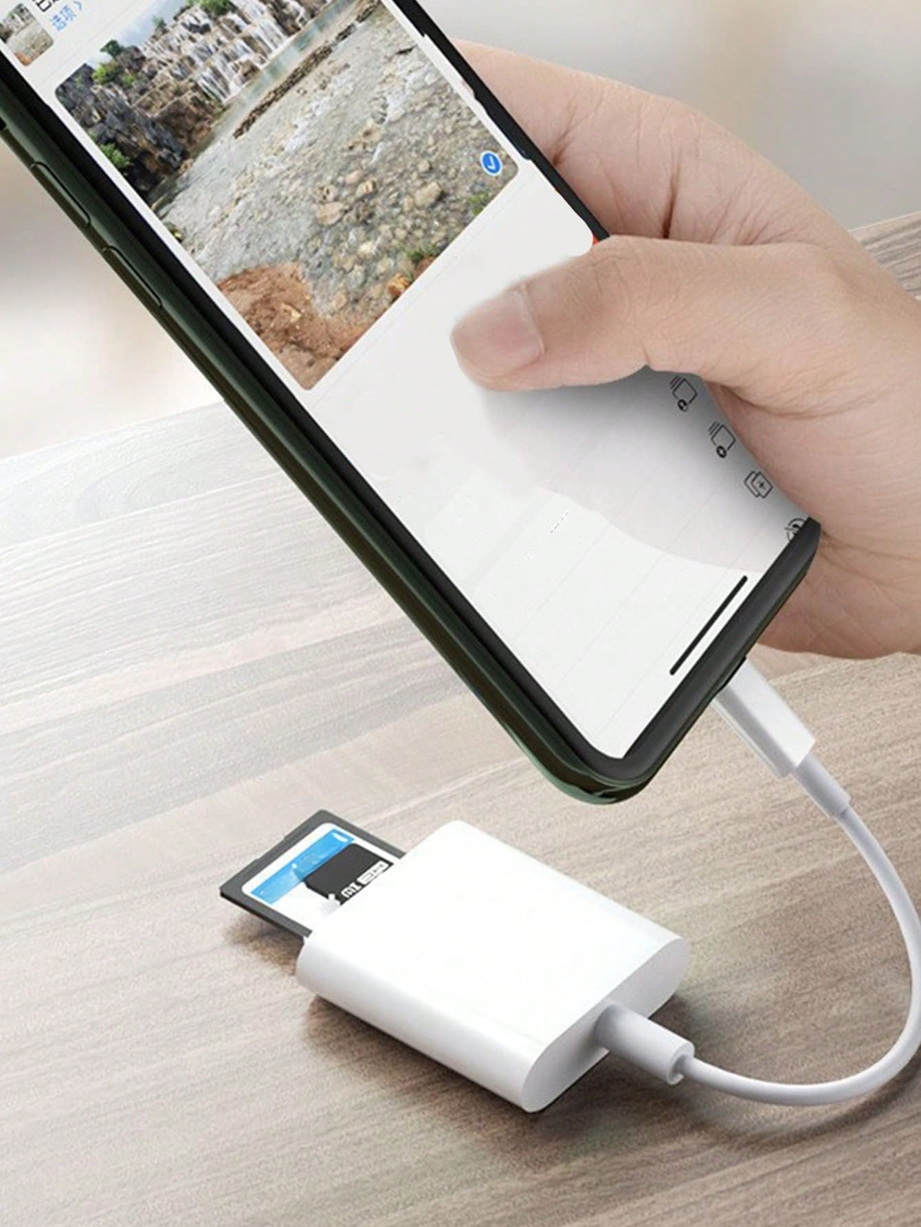 USB-C SD Card Reader, USB-C Memory Card Adapter, Trail Camera Viewer For Type-C OTG Devices. Compatible With SD, SDHC, SDXC, UHS-I, UHS-II Cards, For Tablets, Laptops And Android Devices. Plug And Pla