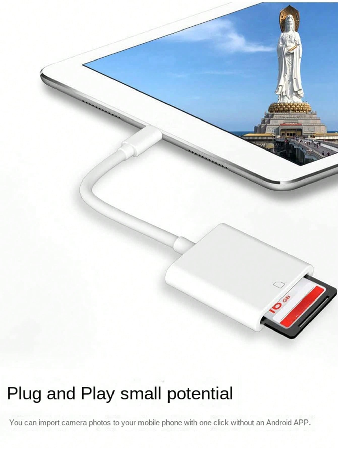 USB-C SD Card Reader, USB-C Memory Card Adapter, Trail Camera Viewer For Type-C OTG Devices. Compatible With SD, SDHC, SDXC, UHS-I, UHS-II Cards, For Tablets, Laptops And Android Devices. Plug And Pla