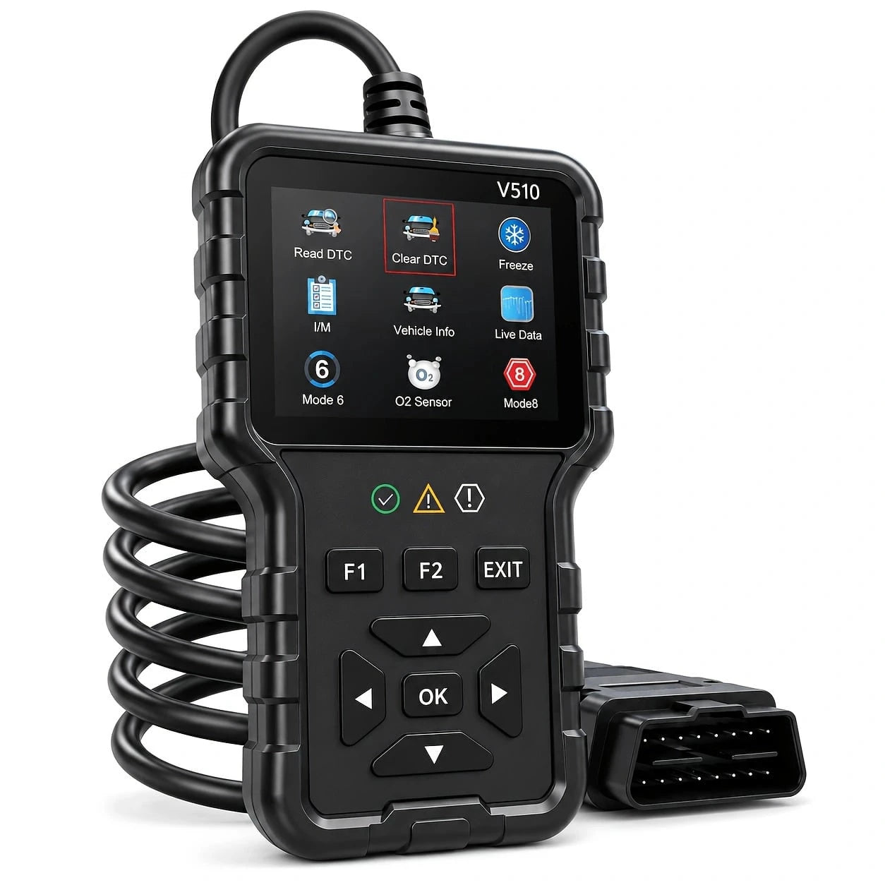 V510 OBD2 Car Diagnostic Scanner Professional Engine Fault Code Reader Live Data OBDII Scan Tool