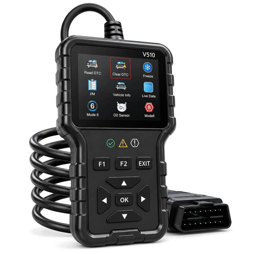 V510 OBD2 Car Diagnostic Scanner Professional Engine Fault Code Reader Live Data OBDII Scan Tool