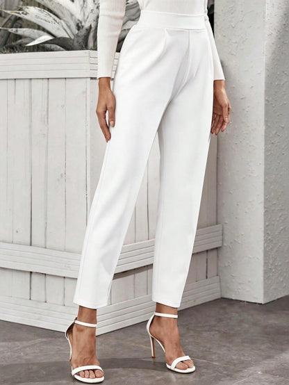 Versatile Solid Color All-Match Casual Pants