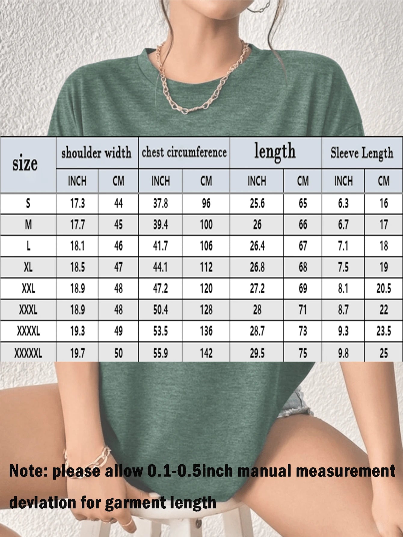 Vintage "It Is Well With My Soul" Wildflower Beach Front Back T-Shirt Summer Tops For Women, Casual Double Sided Graphic Tee Casual Graphic Print Te