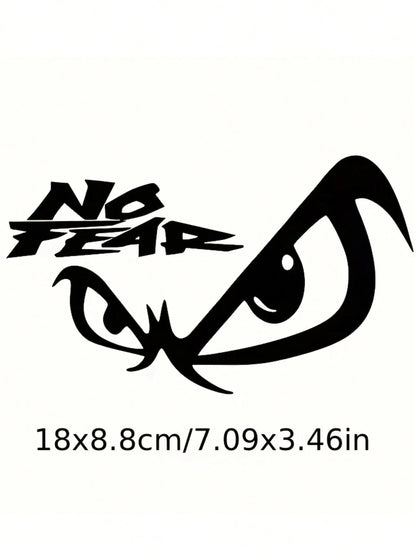 Vinyl Stickers Fearless Car Decals Waterproof Decoration For Car Bumpers, Rear Windows, Trucks