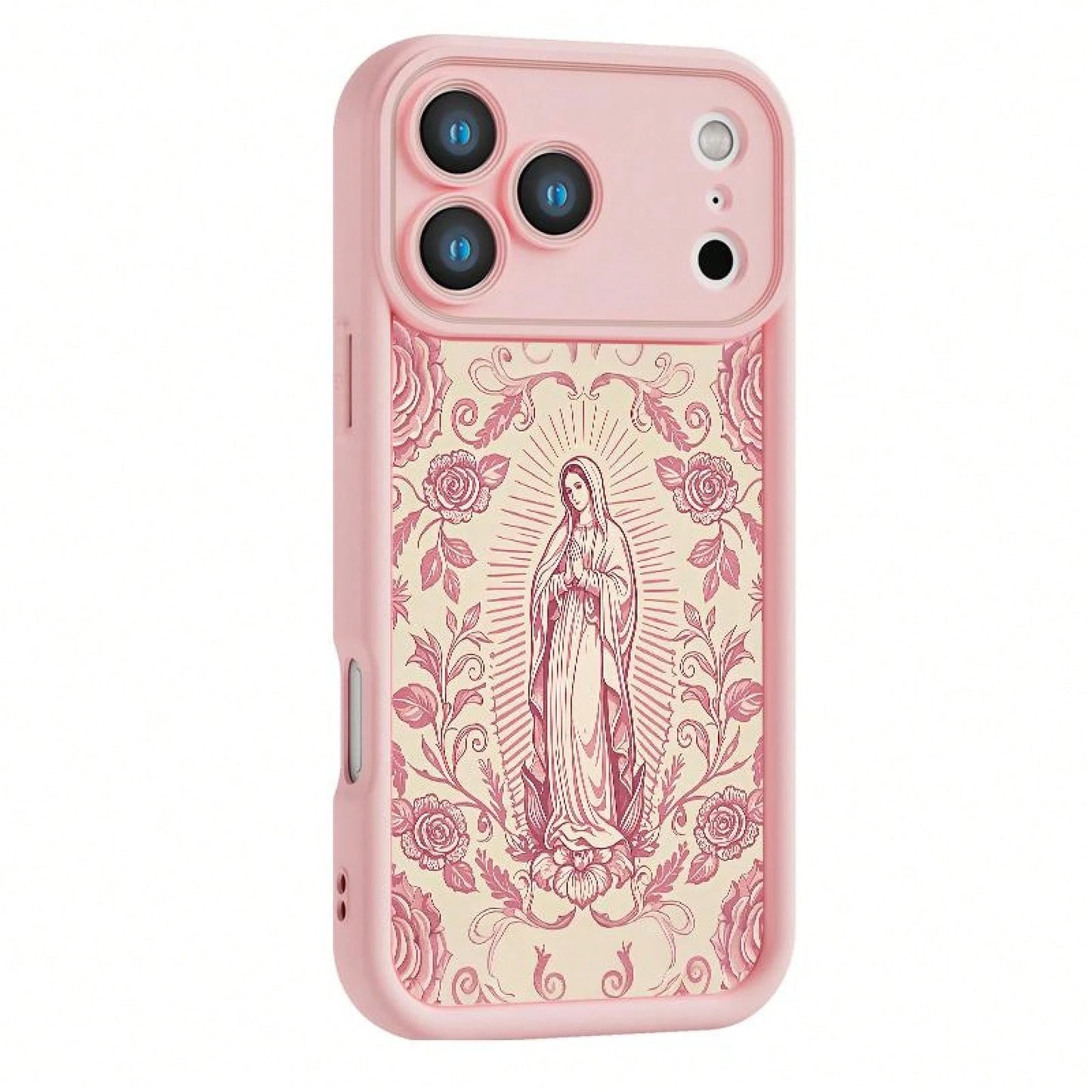 Virgin Mary Pattern Phone Case,TPU Soft Silicone,Fully Protected And Shockproof For IPhone 17 16 15 Pro Max 14 13 12 11 X Plus Air Mini Stylish TrendySuitable For IPhone 17 Air