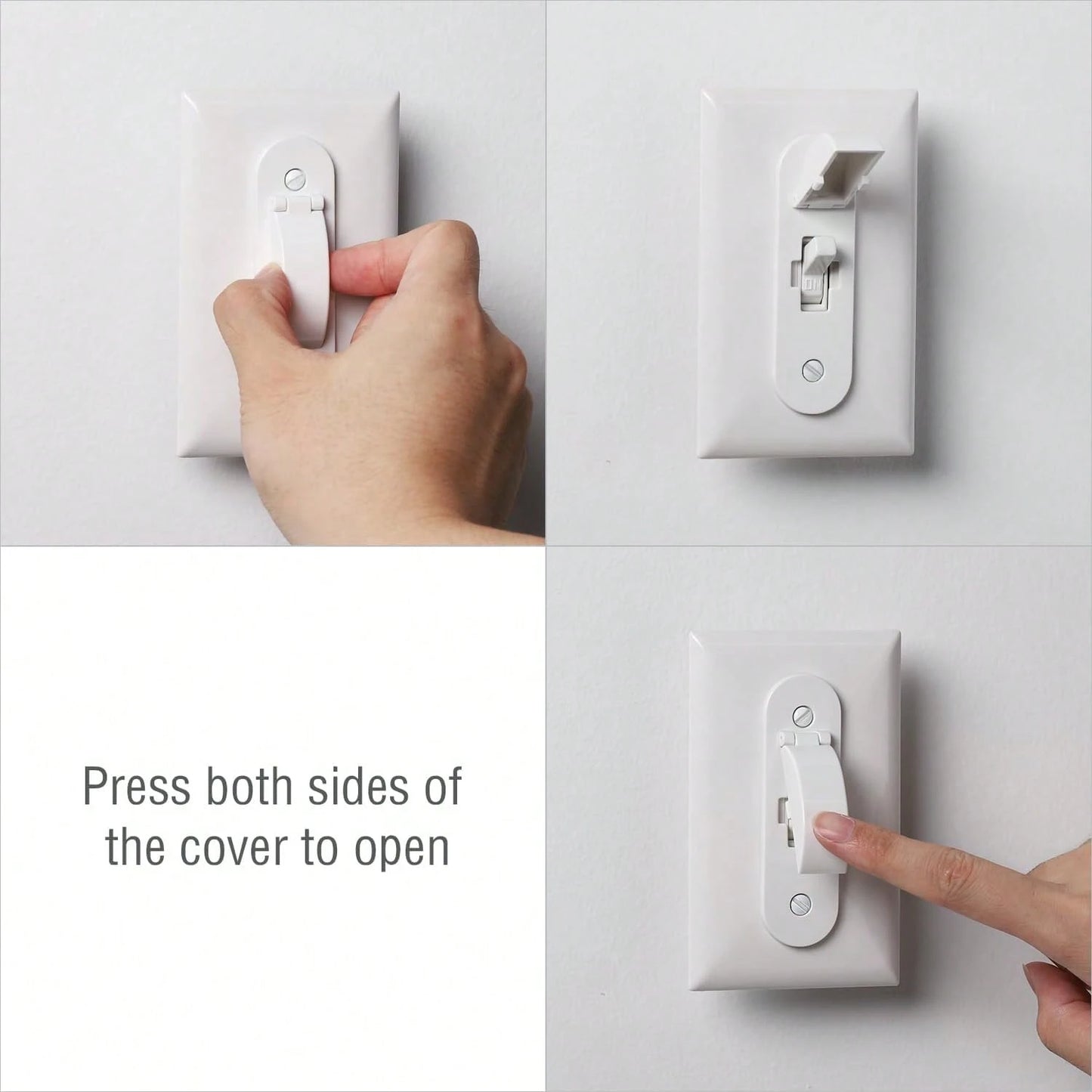 Wall Switch Guard, Child Proof Light Switch Cover Guard| Toggle Style| Light Switch Protection| Keep Toggle Switch In On Or Off Position| 1 Pack