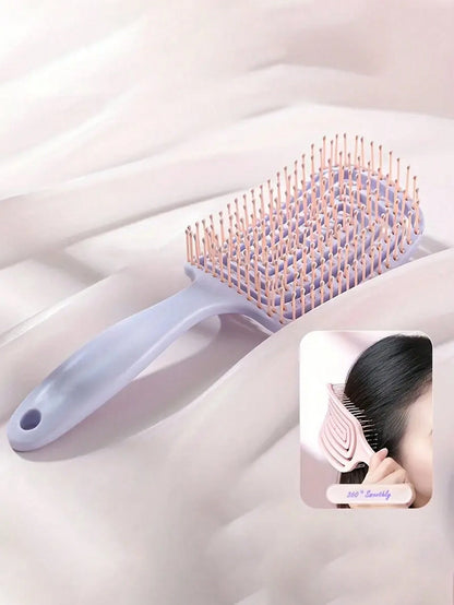 WANMEI 5pcs Hair Styling Brush Set, Including Edge Control Brush, Teasing Brush, Styling Tail Comb, Volumizing Ponytail Brush, Dual-Sided Eyebrow Brush, Makeup Brush, Eyelash Comb, Eyelash Separator