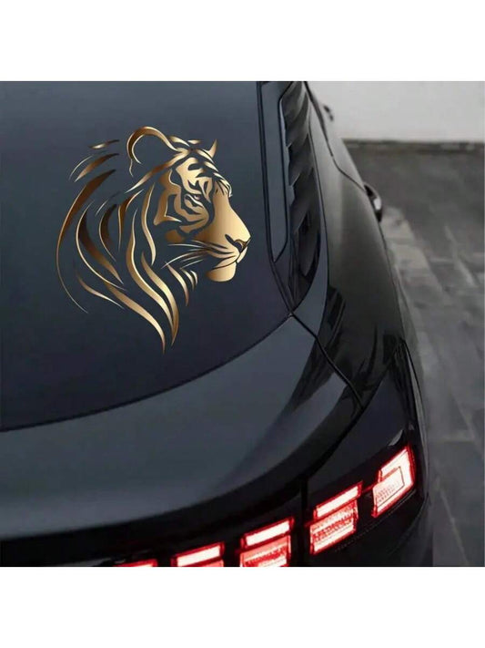 Waterproof Anti-UV Lion Sticker- PVC Self-Adhesive Decal Suitable For All Vehicles, Walls, Laptops, Motorcycles, Helmets And Notebooks