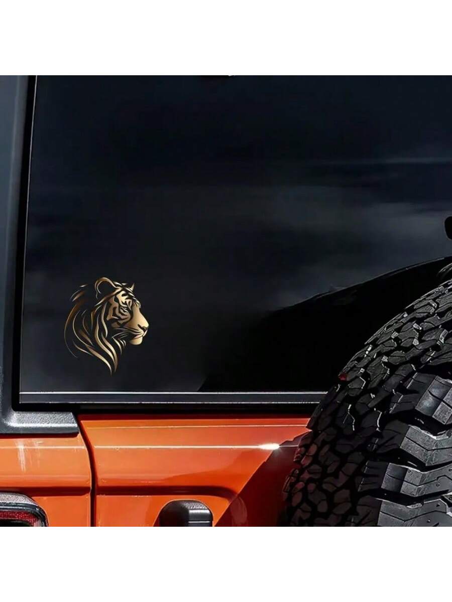 Waterproof Anti-UV Lion Sticker- PVC Self-Adhesive Decal Suitable For All Vehicles, Walls, Laptops, Motorcycles, Helmets And Notebooks