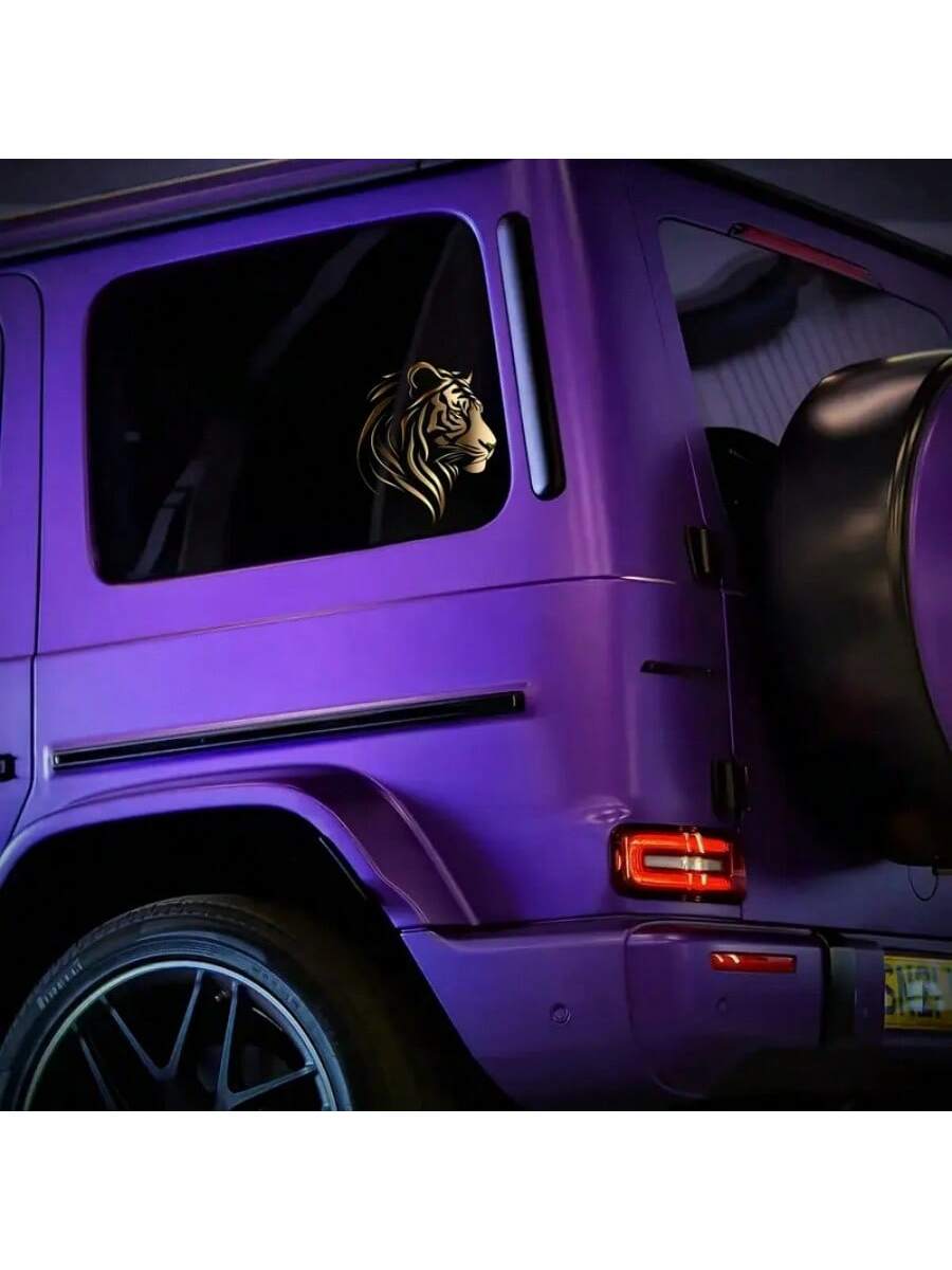 Waterproof Anti-UV Lion Sticker- PVC Self-Adhesive Decal Suitable For All Vehicles, Walls, Laptops, Motorcycles, Helmets And Notebooks